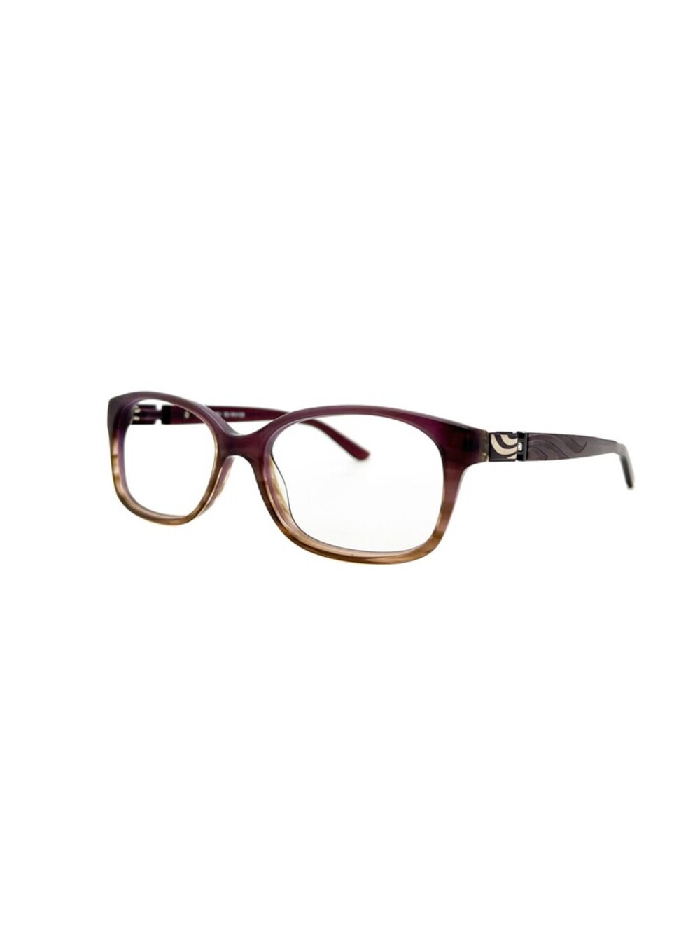 Chelsea Morgan CM 3007 PU Purple Rectangle Authentic Eyeglass Frames 52-16-135